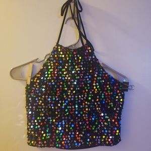 2 for $12 - Sequin Crop Top